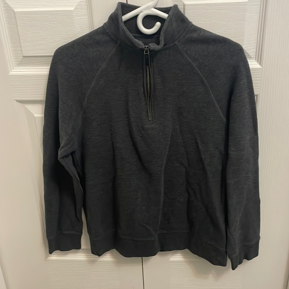 Unisex Soft Cotton 1/4 Zip Sweater